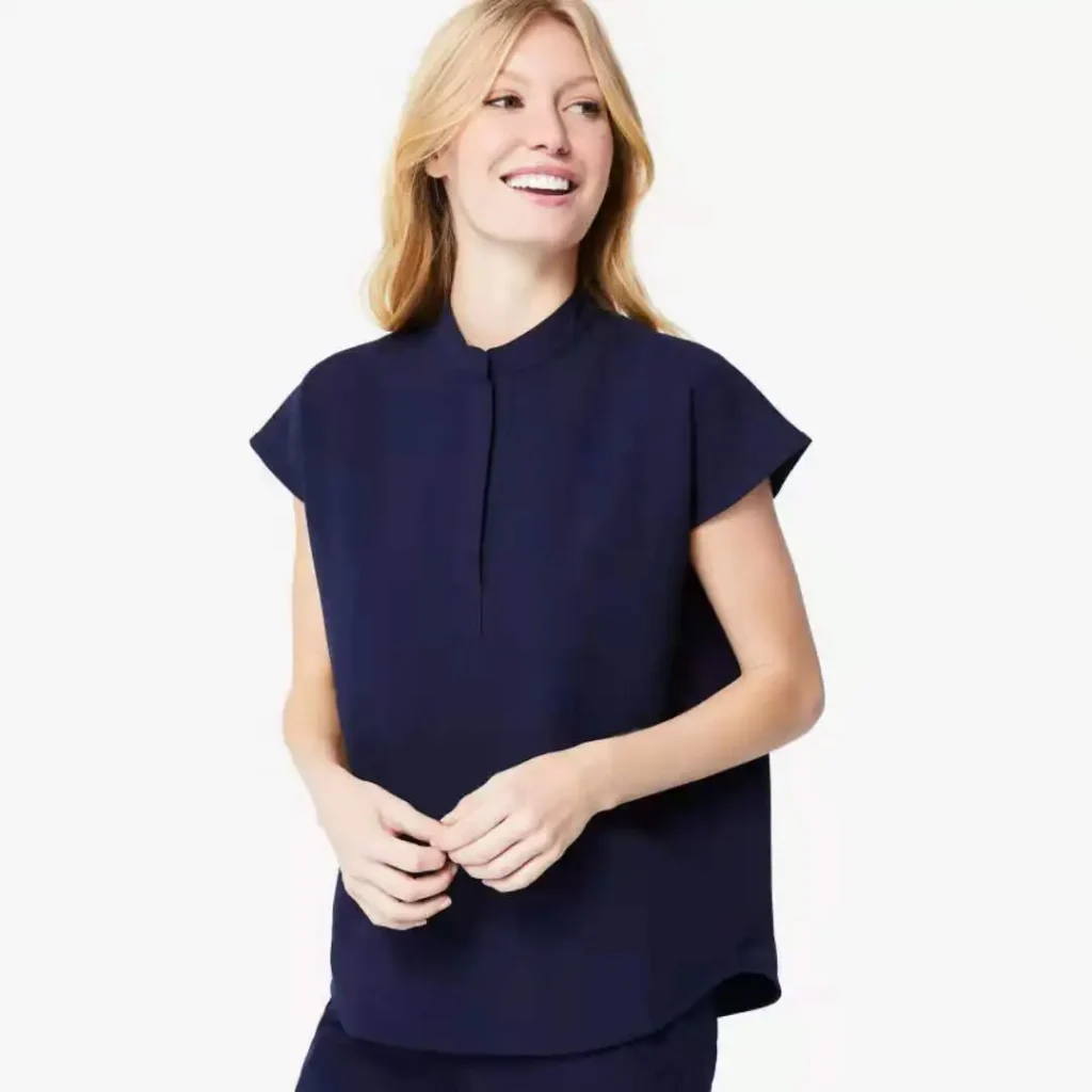 navy scrub Top